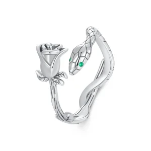(bilde for) PANDORA Style Rose Snake Open Ring - SCR1041-E