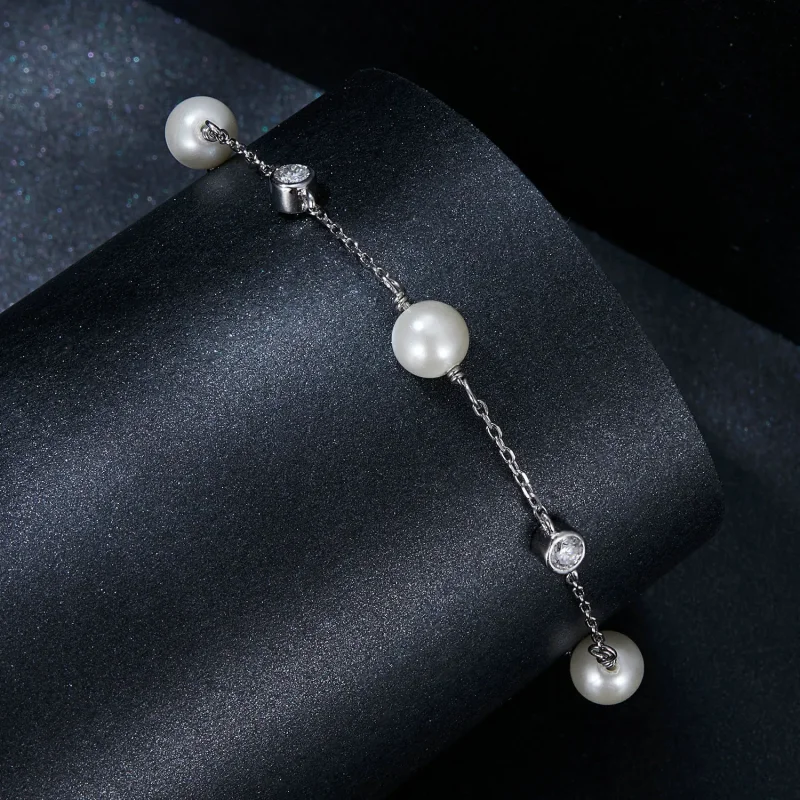 (bilde for) PANDORA Style Sea Rhythm 0.1ct armbånd (med ett sertifikat) - MSB017 - Vis 2