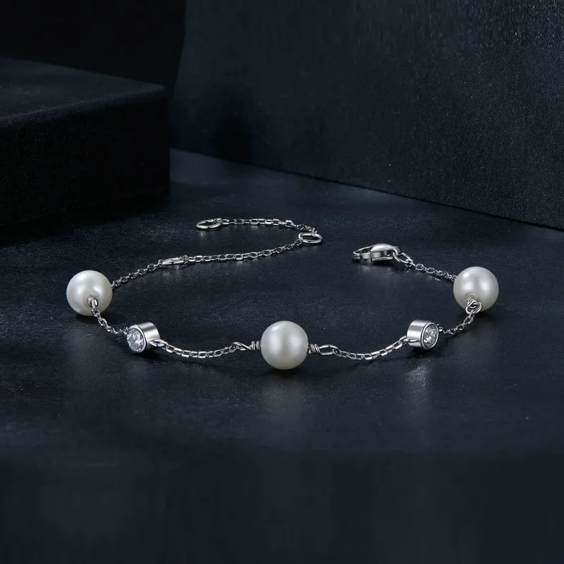 (bilde for) PANDORA Style Sea Rhythm 0.1ct armbånd (med ett sertifikat) - MSB017 - Vis 3