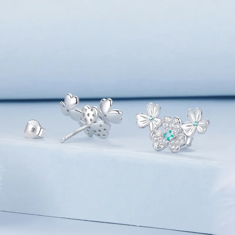 (bilde for) PANDORA Style Shamrock øredobber - BSE1026 - Vis 2