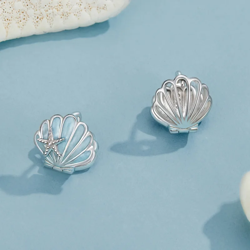 (bilde for) PANDORA Style Shell øredobber - BSE1011 - Vis 3