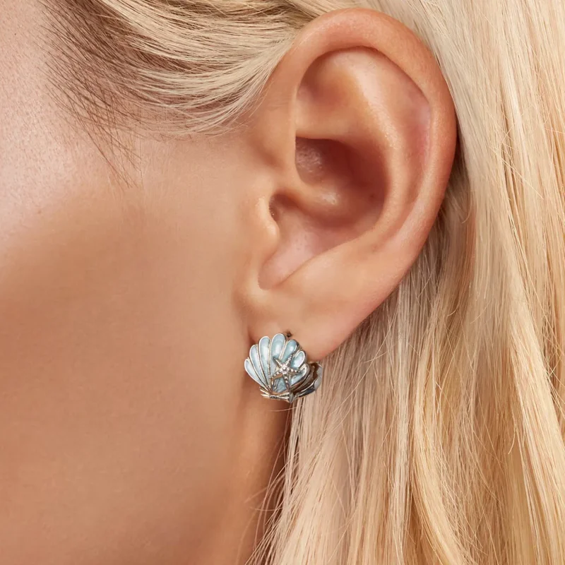 (bilde for) PANDORA Style Shell øredobber - BSE1011 - Vis 5