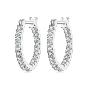 (bilde for) PANDORA Style skinnende øredobber - BSE1023