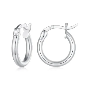 (bilde for) Pandora Style Small circle Hoops Øredobber - SCE1608-S