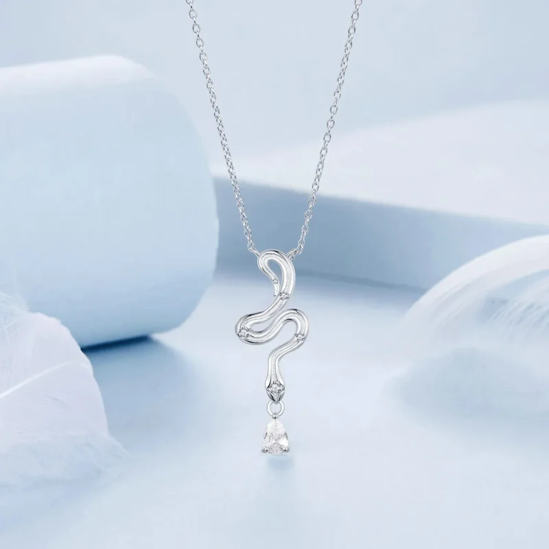 (bilde for) PANDORA Style Snake halskjede - BSN385 - Vis 3