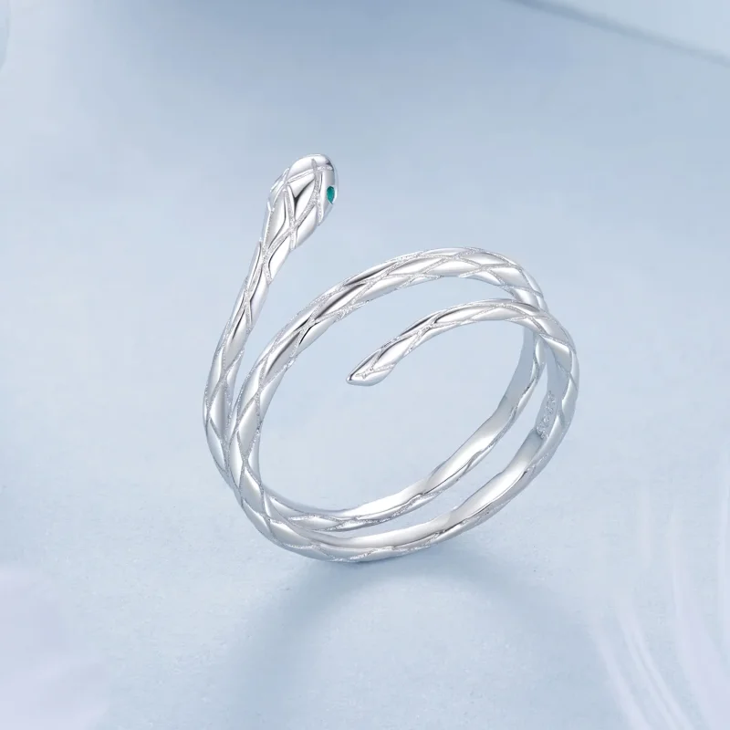 (bilde for) PANDORA Style Snake Open Ring - BSR555-E - Vis 2