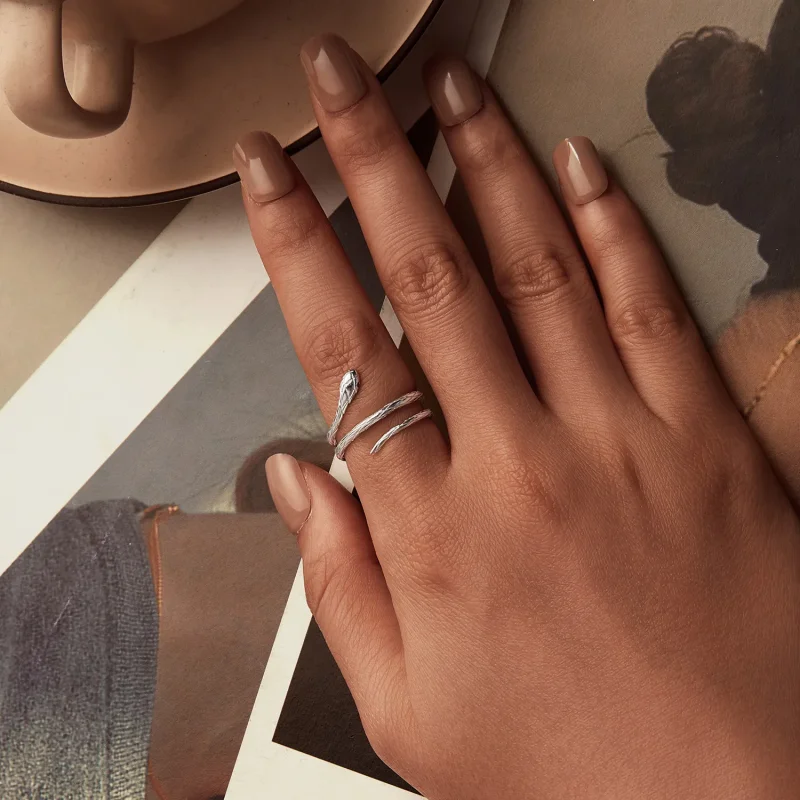 (bilde for) PANDORA Style Snake Open Ring - BSR555-E - Vis 4