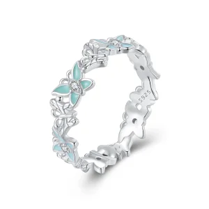(bilde for) PANDORA Style sommerfuglring - SCR1035