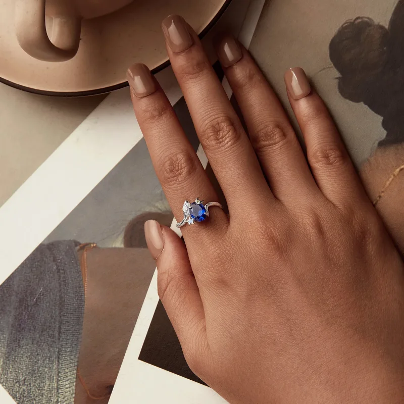 (bilde for) PANDORA Style Star-Moon Snake Ring - BSR557 - Vis 4