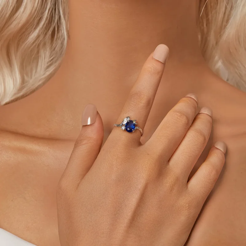(bilde for) PANDORA Style Star-Moon Snake Ring - BSR557 - Vis 6