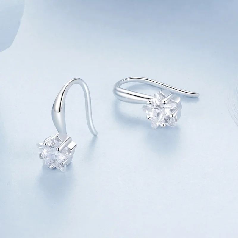 (bilde for) PANDORA Style Star ørekroker - BSE1028 - Vis 3