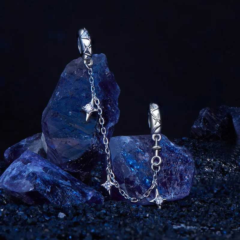 (bilde for) PANDORA Style Starburst sikkerhetskjede - SCC2789 - Vis 2