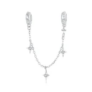 (bilde for) PANDORA Style Starburst sikkerhetskjede - SCC2789