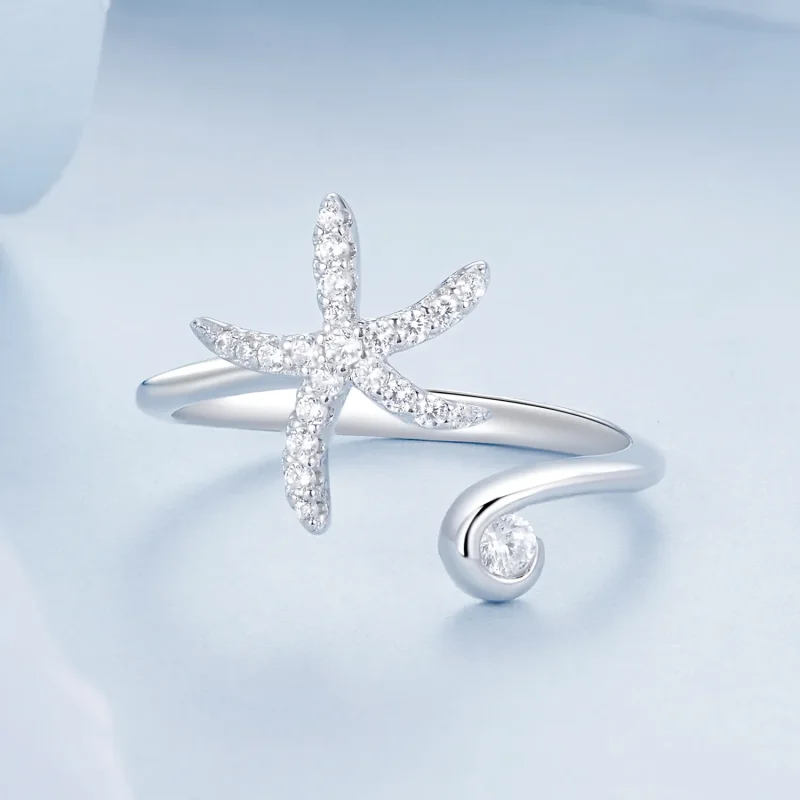 (bilde for) PANDORA Style Starfish Open Ring - BSR560-E - Vis 3