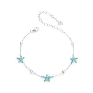 (bilde for) PANDORA Style Starfish Teal Armbånd - SCB276