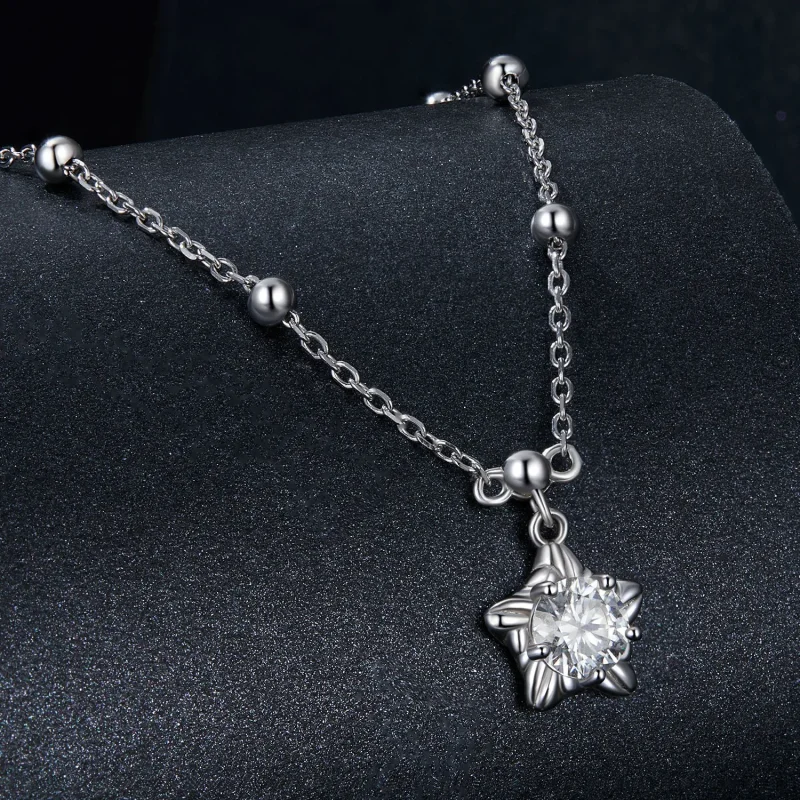 (bilde for) PANDORA Style Starlight 0,5 karat halskjede (med ett sertifikat) - MSN036 - Vis 2