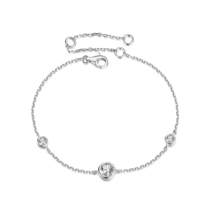 (bilde for) PANDORA Style Starry Moissanite-armbånd (med ett sertifikat) - MSB018