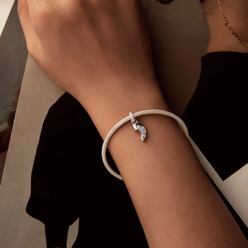 (bilde for) PANDORA Style Sun and Moon Love Pendant - BSC1034 - Vis 3