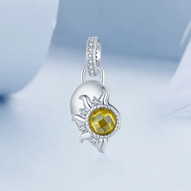 (bilde for) PANDORA Style Sun and Moon Love Pendant - BSC1034 - Vis 4