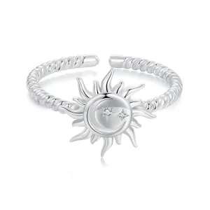 (bilde for) PANDORA Style Sun and Moon Open Ring - SCR1038-E