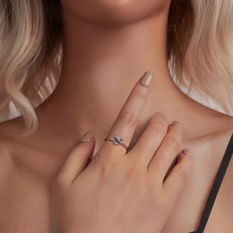(bilde for) PANDORA Style Tangled Heart Åpen Ring - BSR565-E - Vis 6