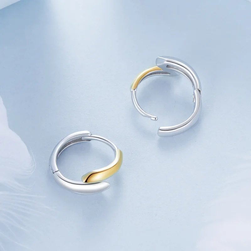 (bilde for) PANDORA Style Tofargede øredobber - BSE1021 - Vis 4