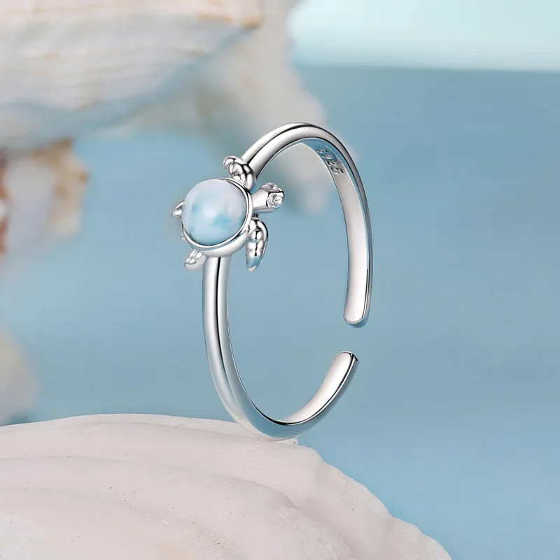 (bilde for) PANDORA Style Turtle Ring - BSR553-E - Vis 2