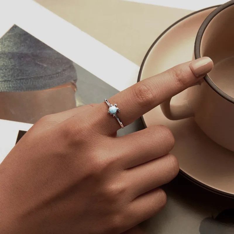 (bilde for) PANDORA Style Turtle Ring - BSR553-E - Vis 5