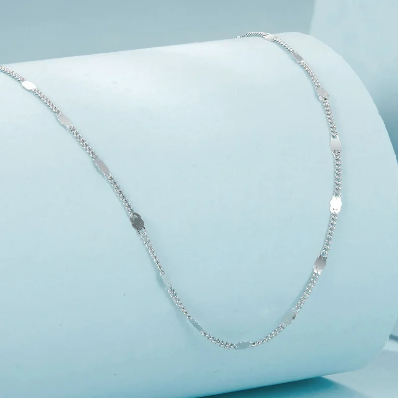 (bilde for) PANDORA Style Utsøkt glitrende basic halskjede - SCA030 - Vis 2