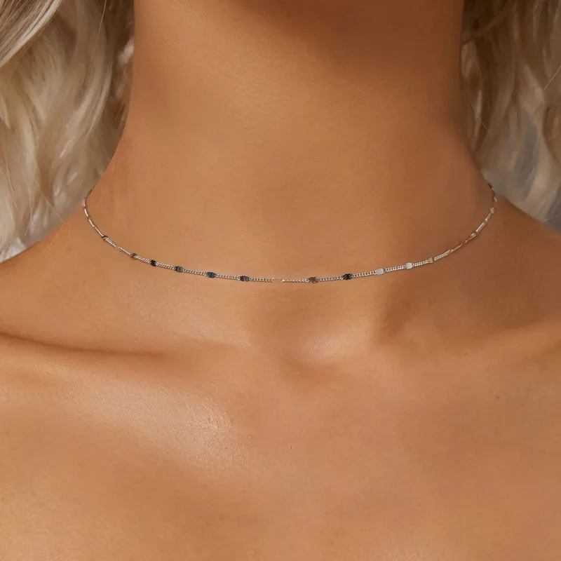 (bilde for) PANDORA Style Utsøkt glitrende basic halskjede - SCA030 - Vis 5