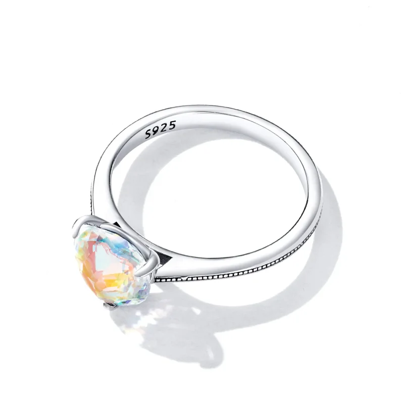 (bilde for) Fargerig hjertering i PANDORA-stil - BSR252 - Vis 4
