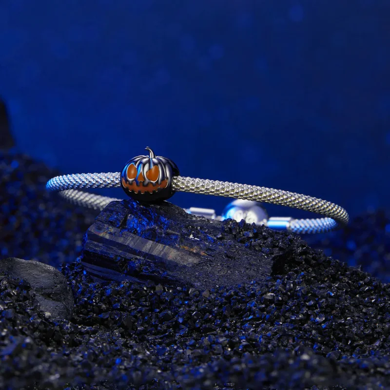 (bilde for) PANDORA-stil gresskarlanterneperler - SCC2899 - Vis 6