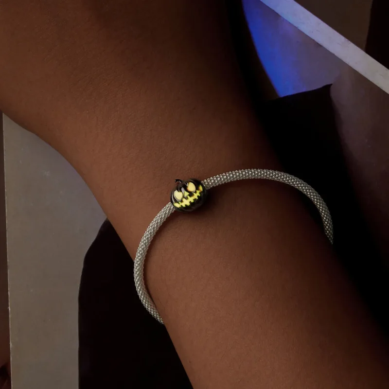 (bilde for) PANDORA-stil gresskarlanterneperler - SCC2899 - Vis 8