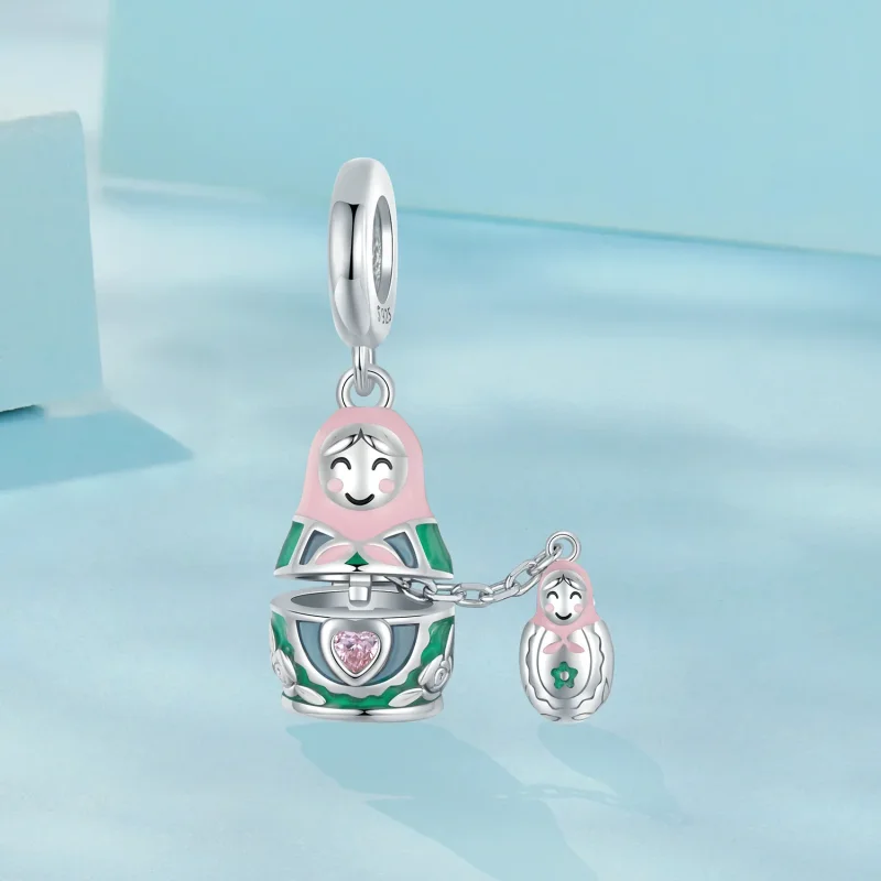 (bilde for) PANDORA-stil russisk dukkeanheng - SCC2901 - Vis 2