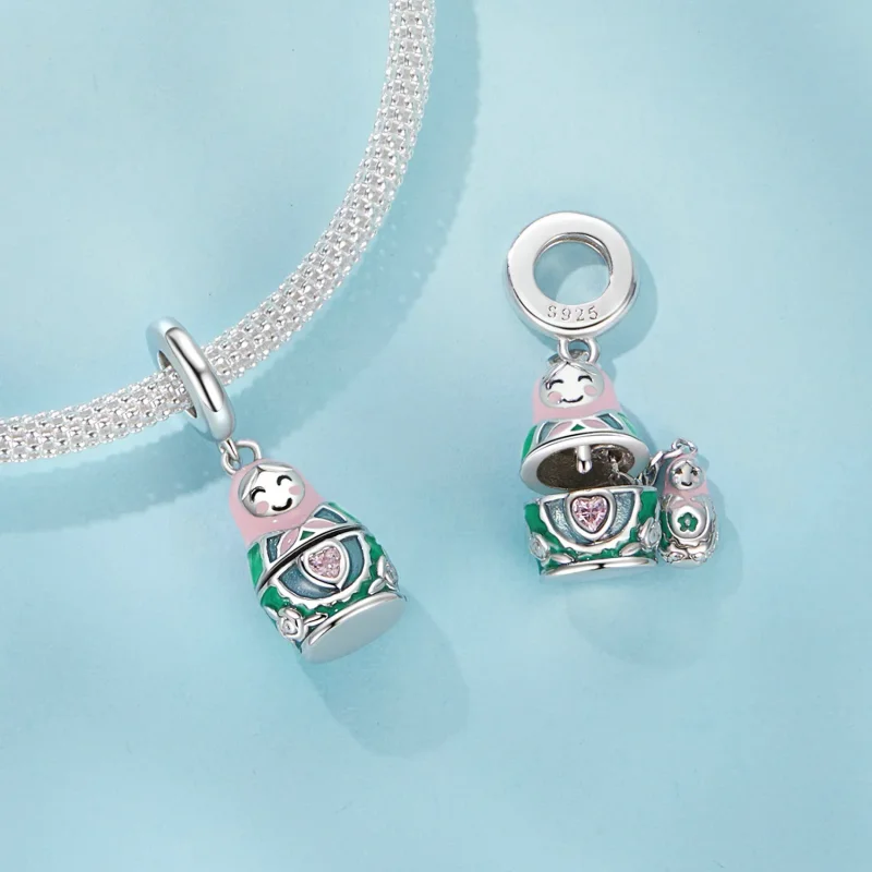 (bilde for) PANDORA-stil russisk dukkeanheng - SCC2901 - Vis 4