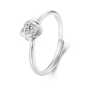 (bilde for) PANDORA Style 0,1 karat Moissanite Rose Ring (med ett sertifikat) - MSR054-E