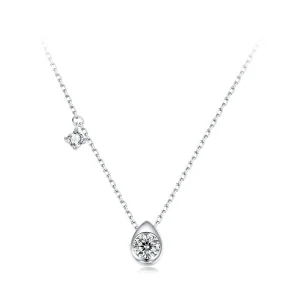 (bilde for) PANDORA Style 0,5 karat Moissanite dråpekjede (med ett sertifikat) - MSN037