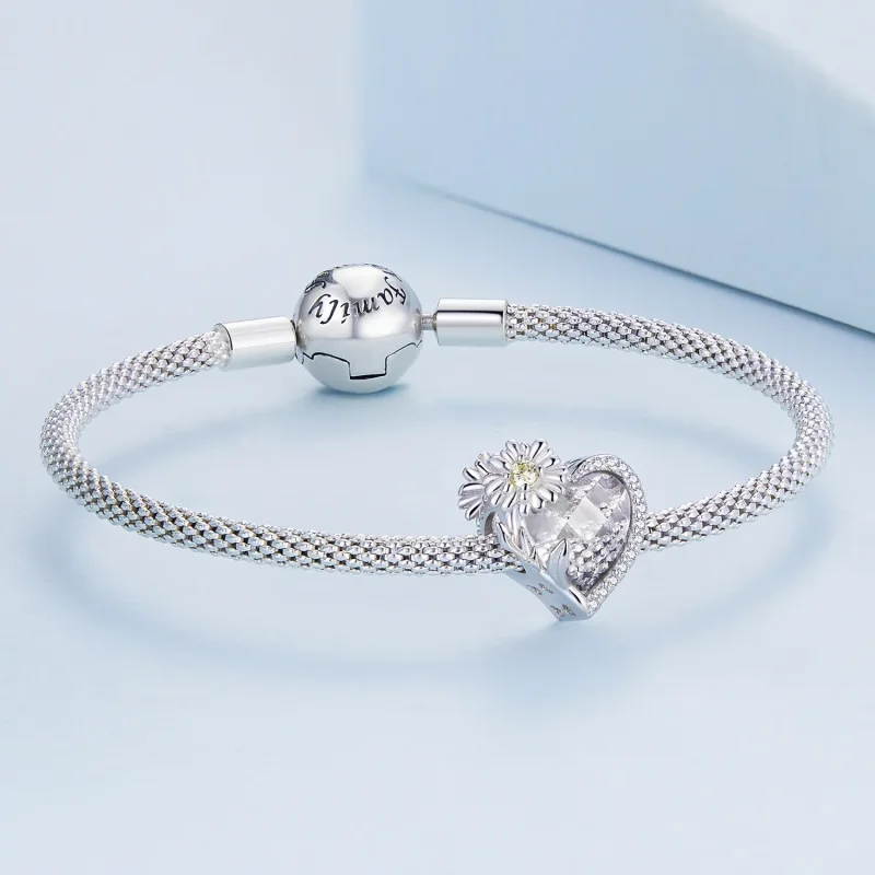 (bilde for) PANDORA Style April fødselsstein hjerte sjarm - BSC660-4 - Vis 4
