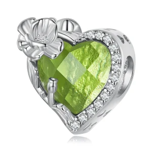 (bilde for) PANDORA Style August birthstone hjerte sjarm - BSC660-8
