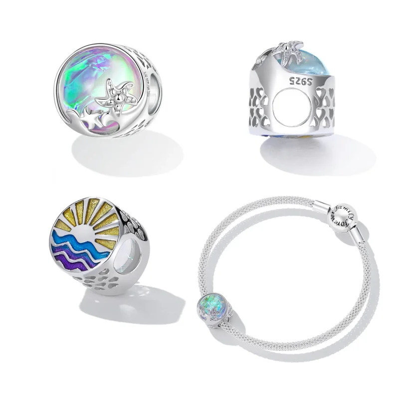(bilde for) PANDORA Style Beach Wave Beads - BSC605 - Vis 2