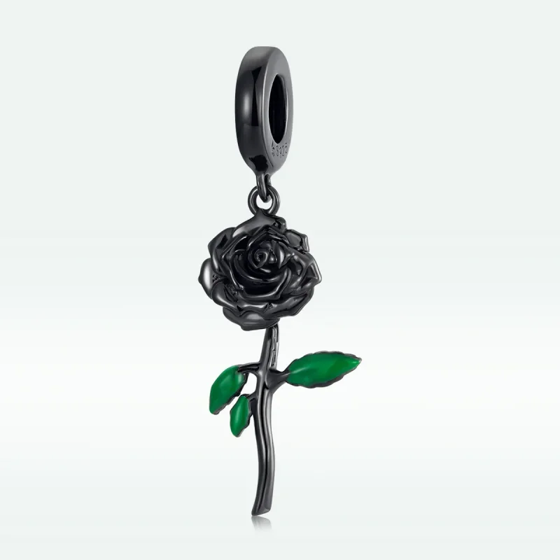 (bilde for) PANDORA Style Black Rose Pendel - BSC584 - Vis 3