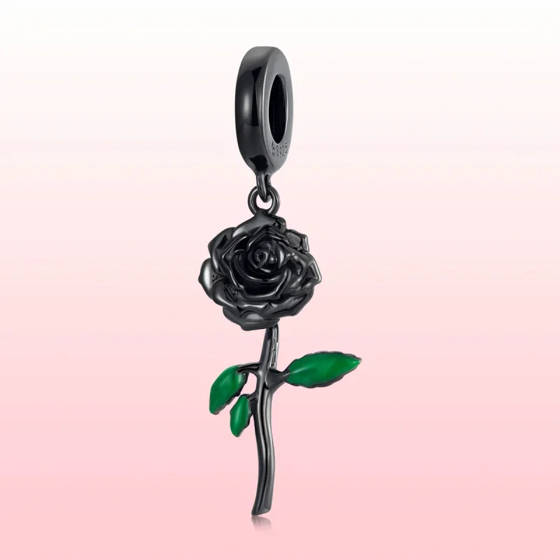 (bilde for) PANDORA Style Black Rose Pendel - BSC584 - Vis 4