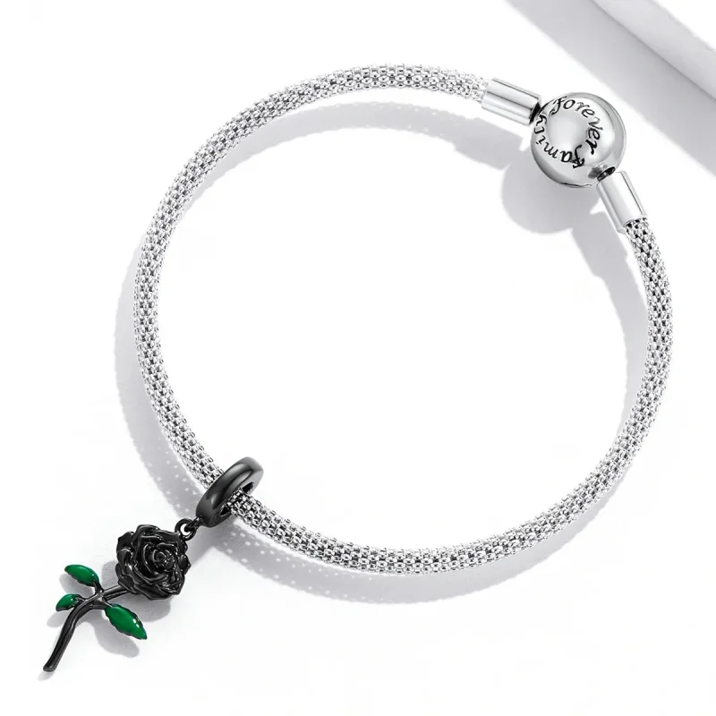 (bilde for) PANDORA Style Black Rose Pendel - BSC584 - Vis 6