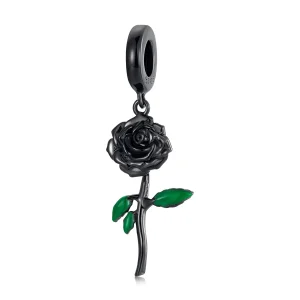 (bilde for) PANDORA Style Black Rose Pendel - BSC584