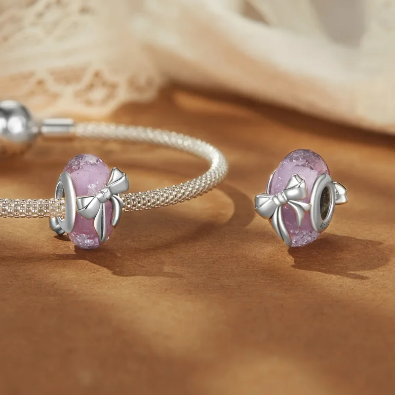 (bilde for) PANDORA Style Bowknot glassperler - BSC1057 - Vis 4