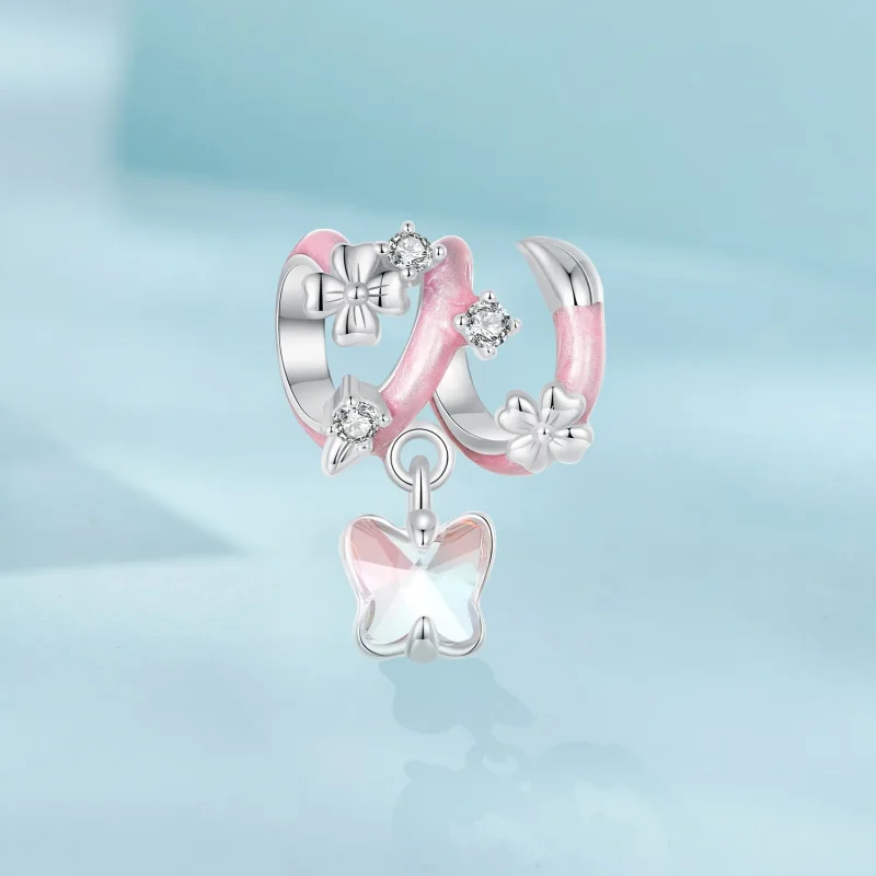 (bilde for) PANDORA Style Butterfly Love Blomsterperler - SCC2828 - Vis 2