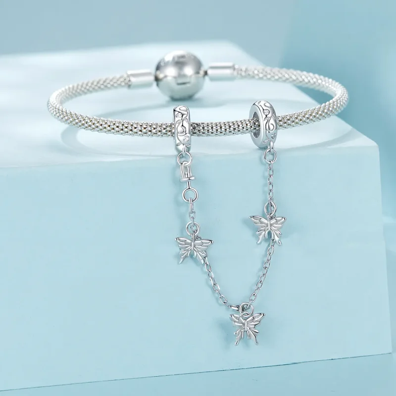 (bilde for) PANDORA Style Butterfly sikkerhetskjede - SCC2829 - Vis 3