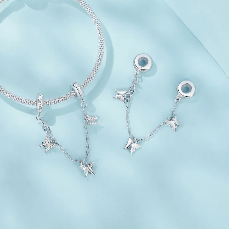 (bilde for) PANDORA Style Butterfly sikkerhetskjede - SCC2829 - Vis 4
