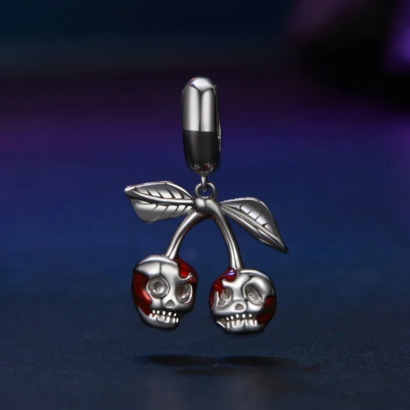 (bilde for) PANDORA Style Cherry Skull Anheng - SCC2904 - Vis 2