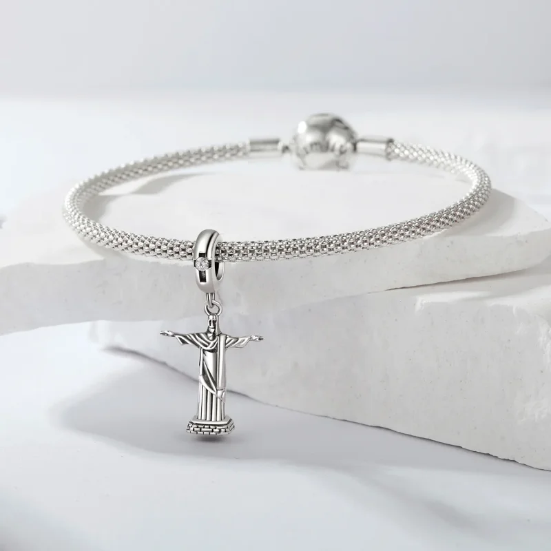 (bilde for) PANDORA Style Christ the Redeemer-anheng - SCC2875 - Vis 4